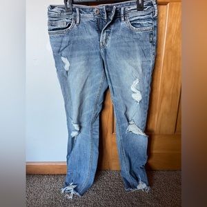 Women’s Silver Suki crop jeans